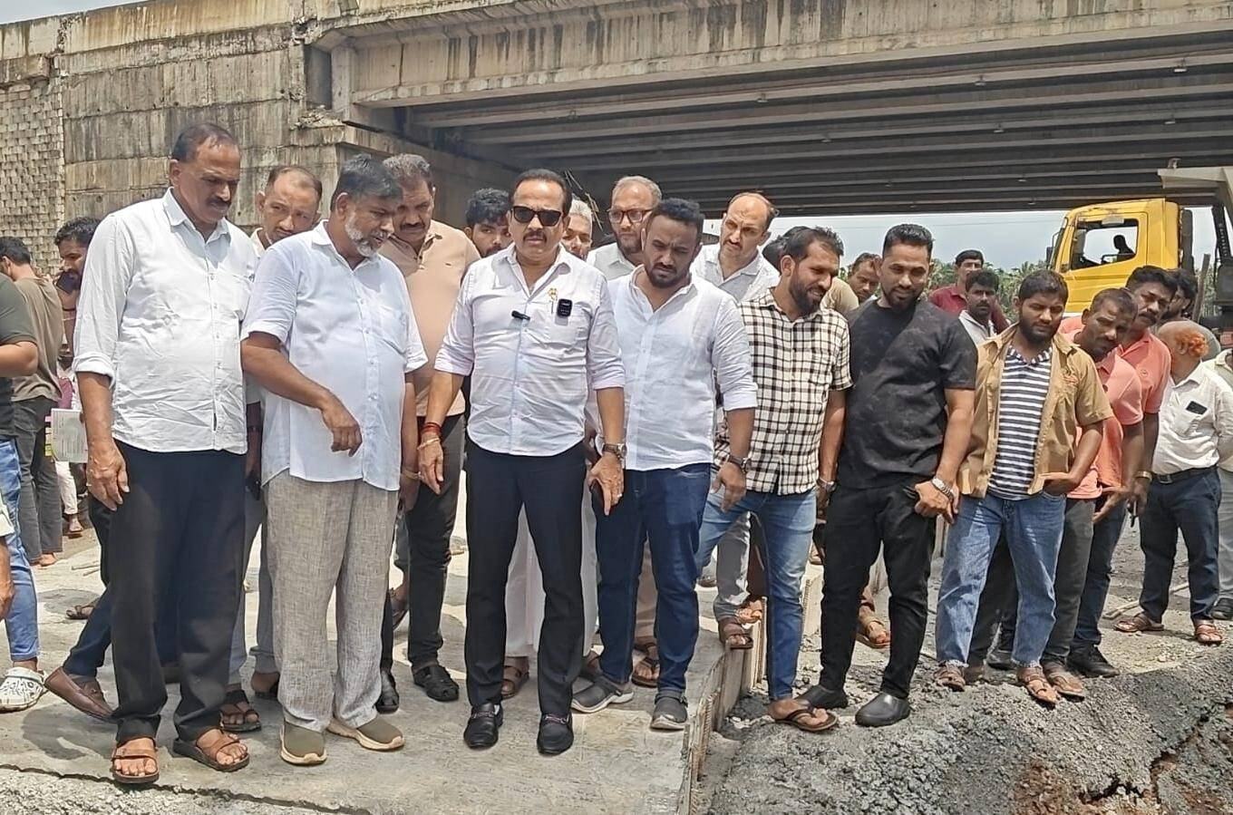 Construct retaining wall before roadwork, Puttur MLA tells NHAI