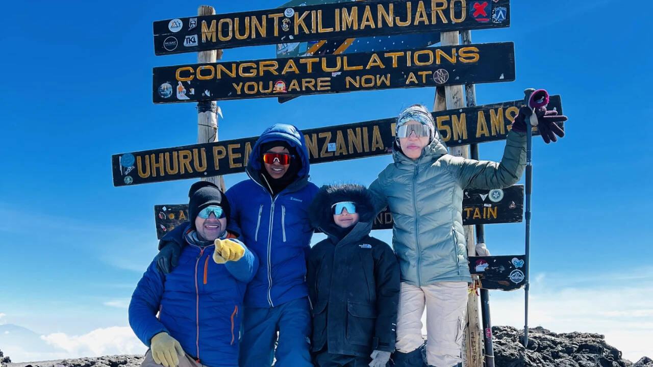 From Nandi Hills to Kilimanjaro: 8-year-old Bengaluru boy scales the summit with 11-year-old brother
