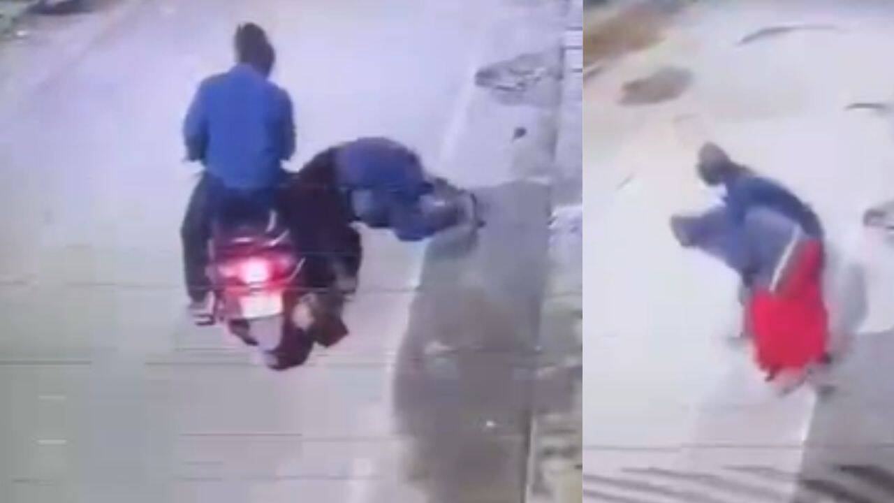 Woman injured as bike-borne chain snatchers attack her in Karnataka's Peenya